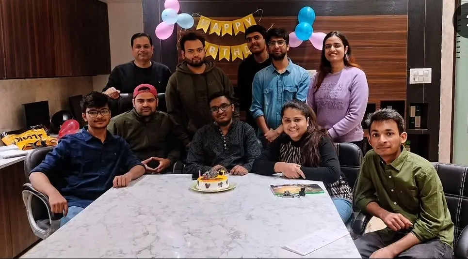 Toastmasters members celebrating success, awards, achievements.