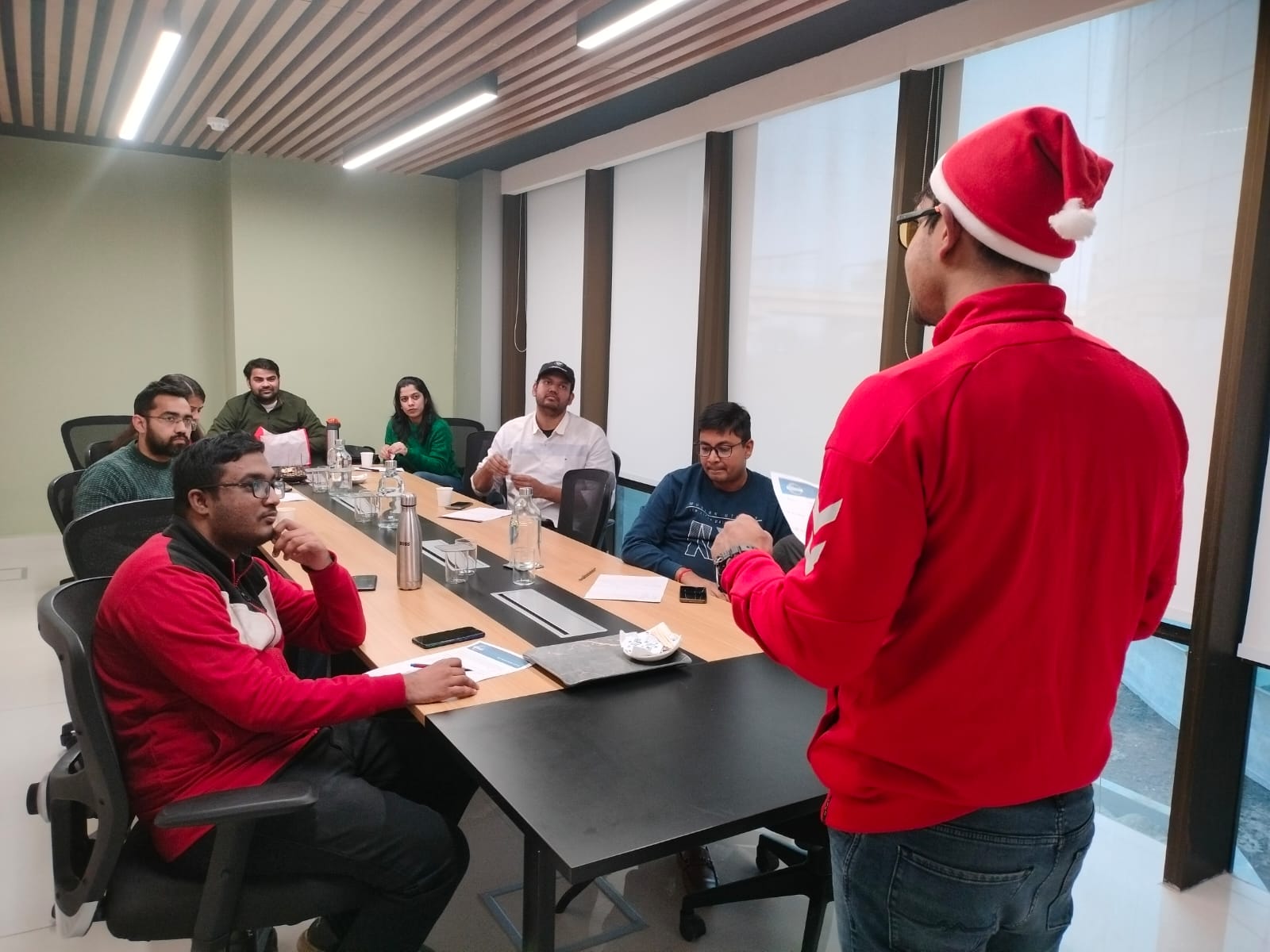 Toastmaster of Day leading session, introducing speakers, engaging audience, Ghaziabad Toastmasters Club.