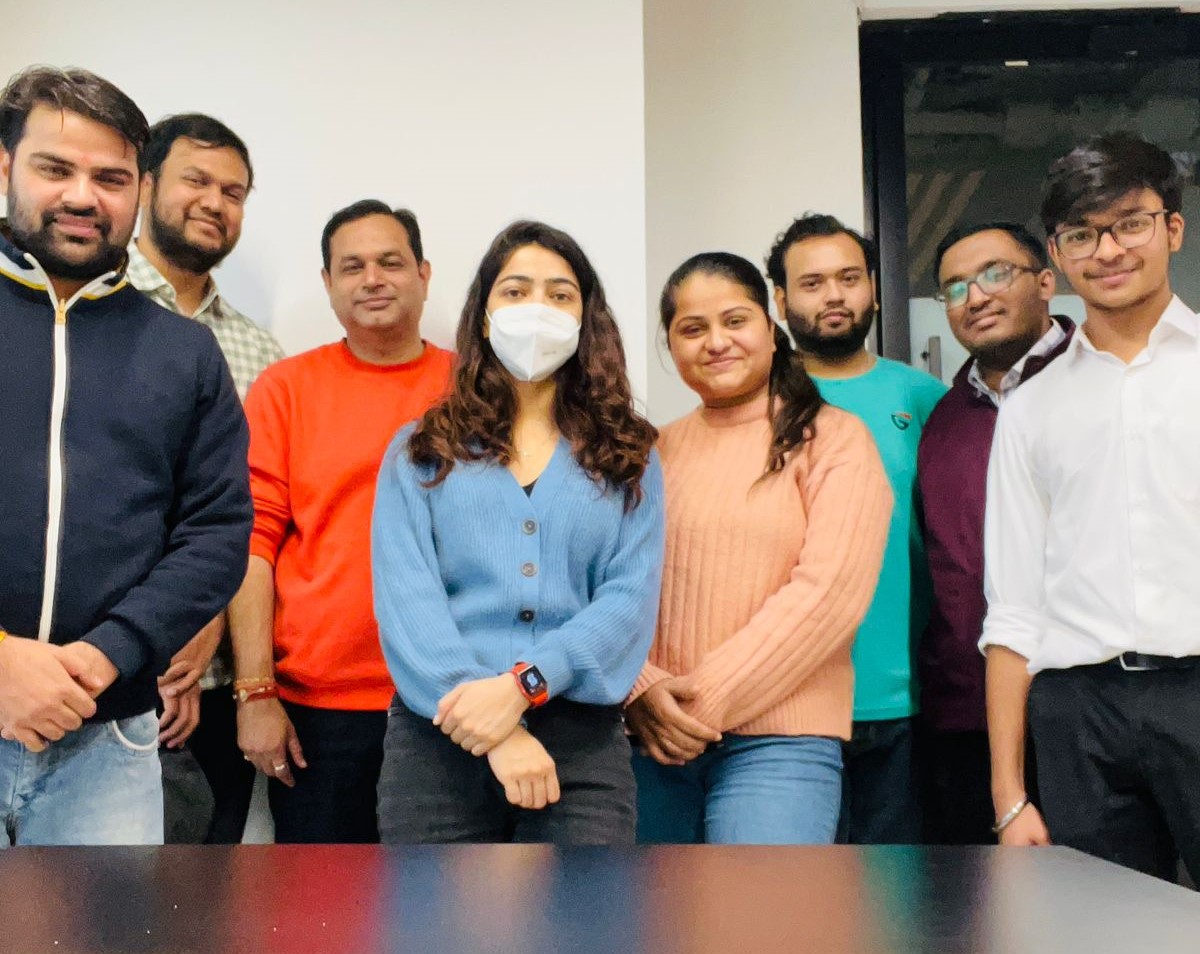 Members posing together after a Toastmasters session